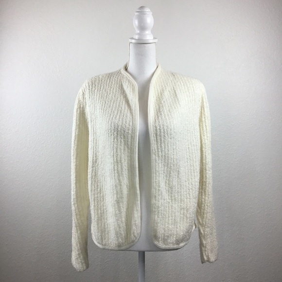 VINTAGE Nan Elliot Heavy Cardigan Sweater with Built In Shoulder Pads - Picture 1 of 9